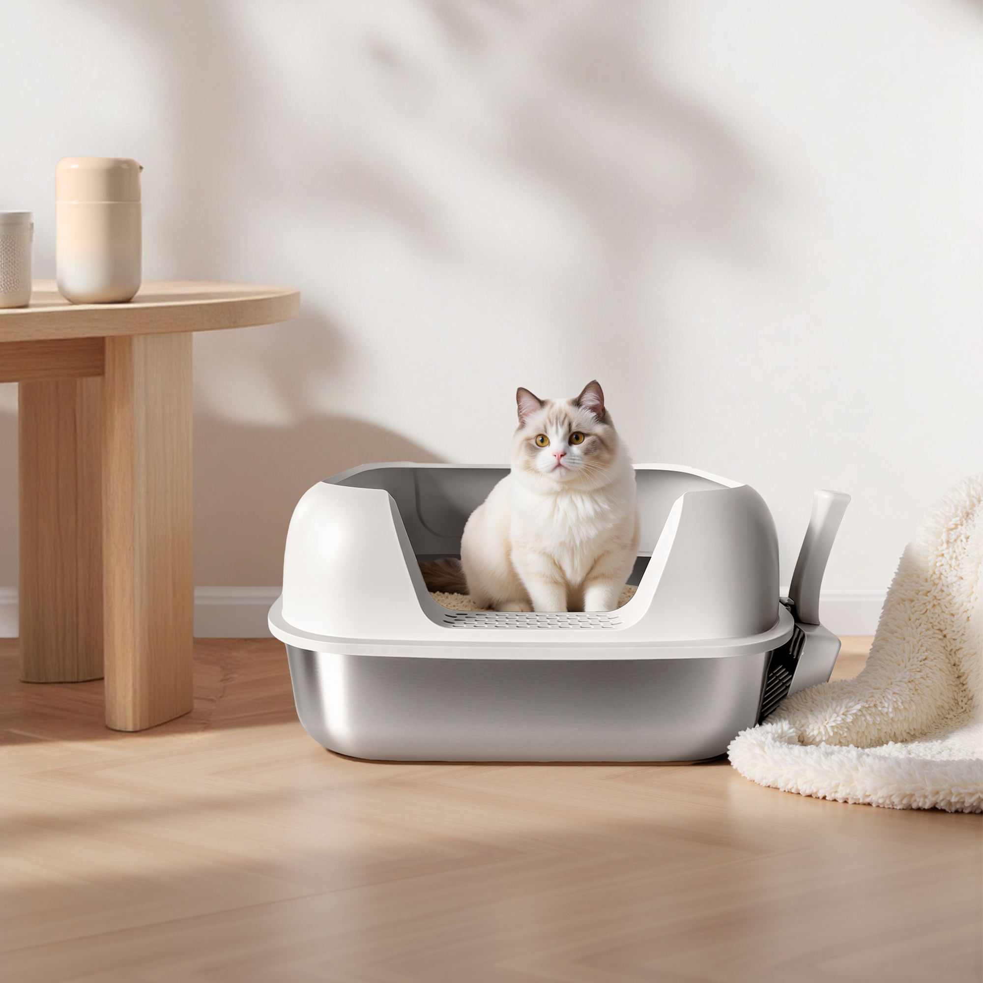 Kenzo Stainless Steel Litter Pan 25L - Image 3