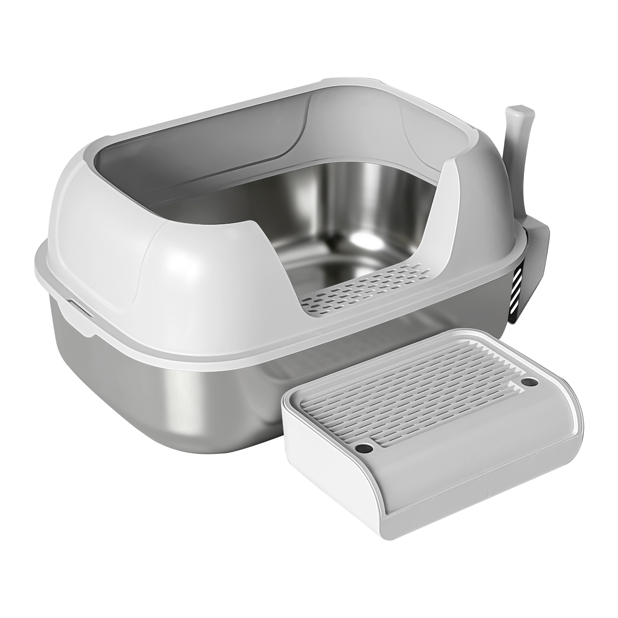 Kenzo Stainless Steel Litter Pan 25L - Image 4