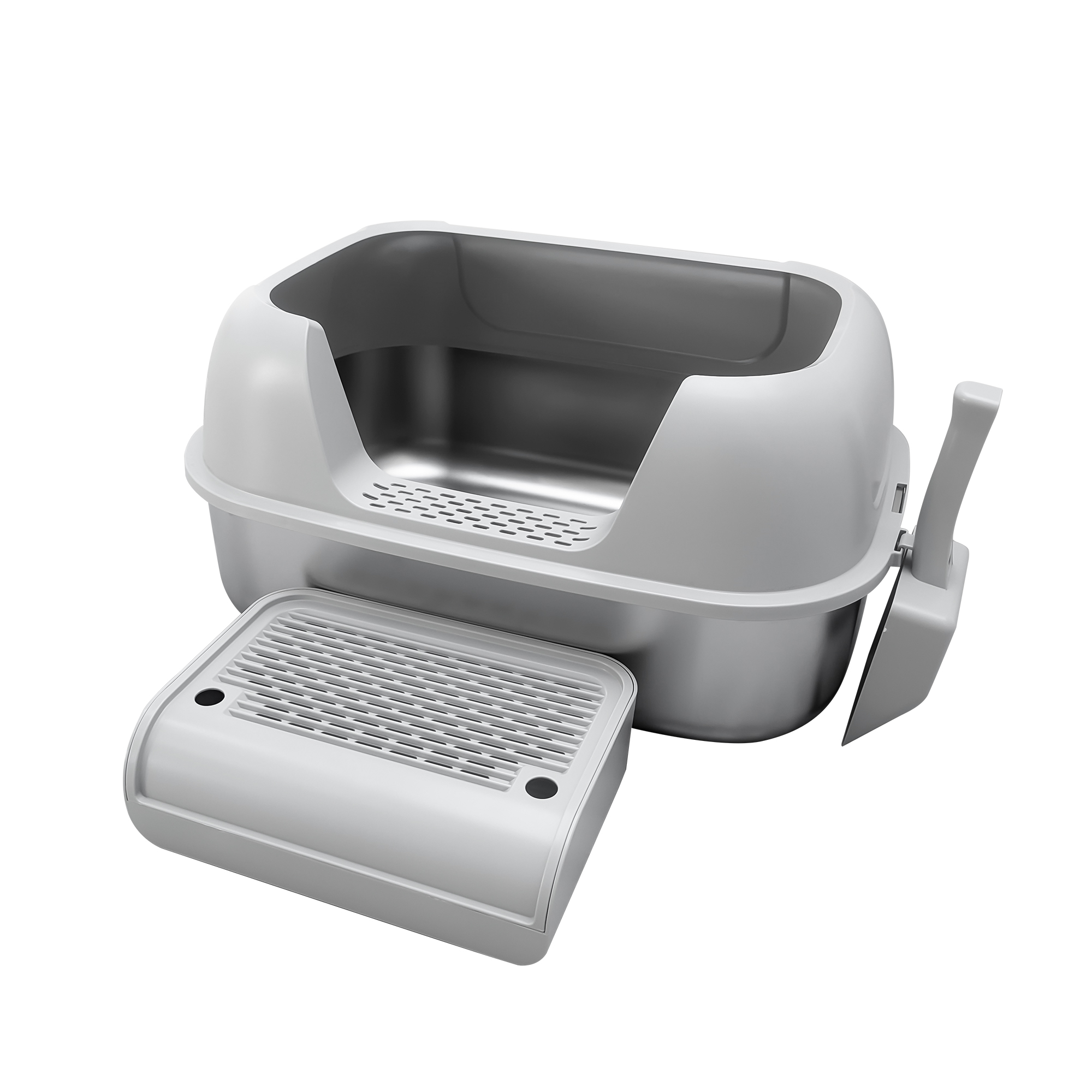 Kenzo Stainless Steel Litter Pan 25L - Image 11